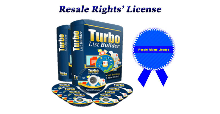 Turbo List Builder Resell Rights' License