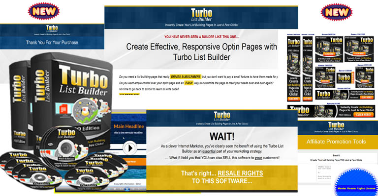 Turbo List Builder PRO Edition MRR Package