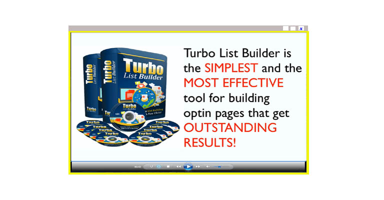 Turbo List Builder Sales Video Promo Resale Rights