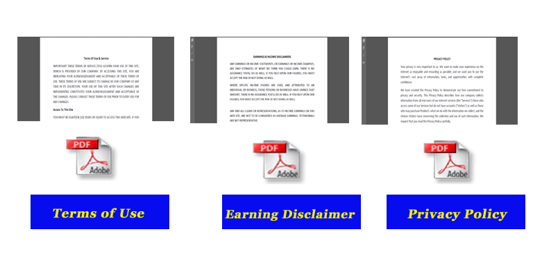 Turbo Site Builder Software Legal Documents Image