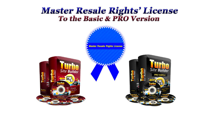 Turbo Site Builder PRO Master Resale Rights Certificate