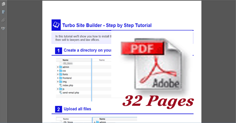 Turbo Site Builder Steb By Step PDF Tutorial