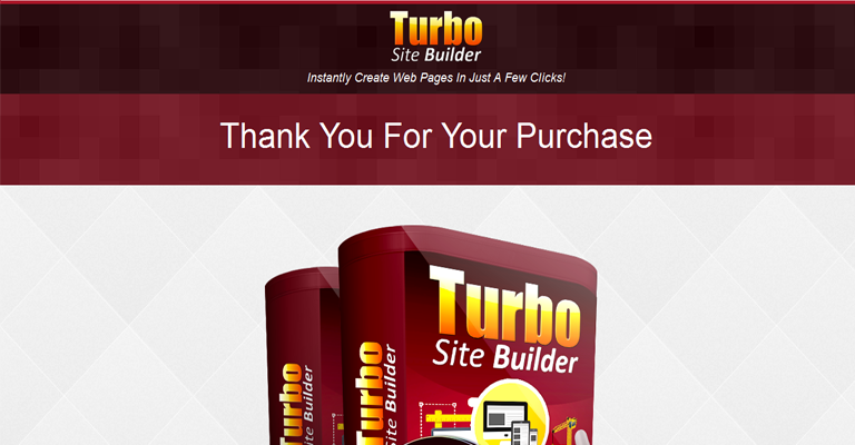 Turbo Site Builder Thank You Page