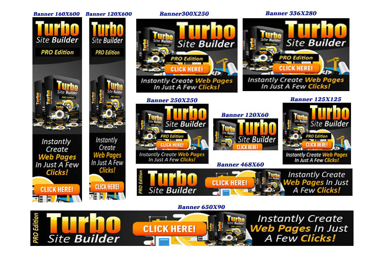Turbo Site Builder PRO Banners